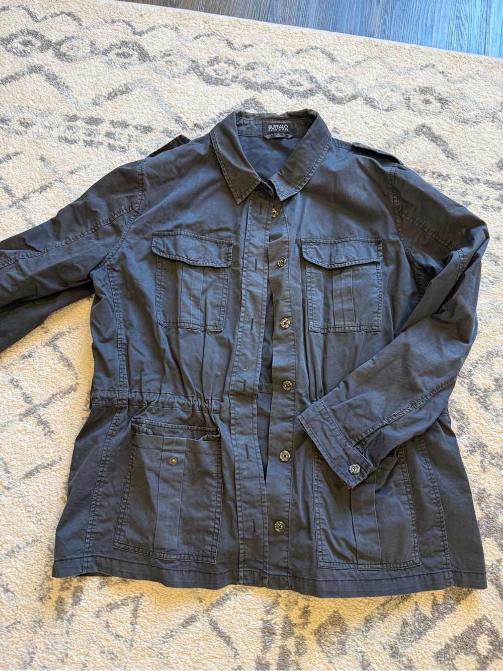 Buffalo David Bitton Charcoal Utility Jacket
